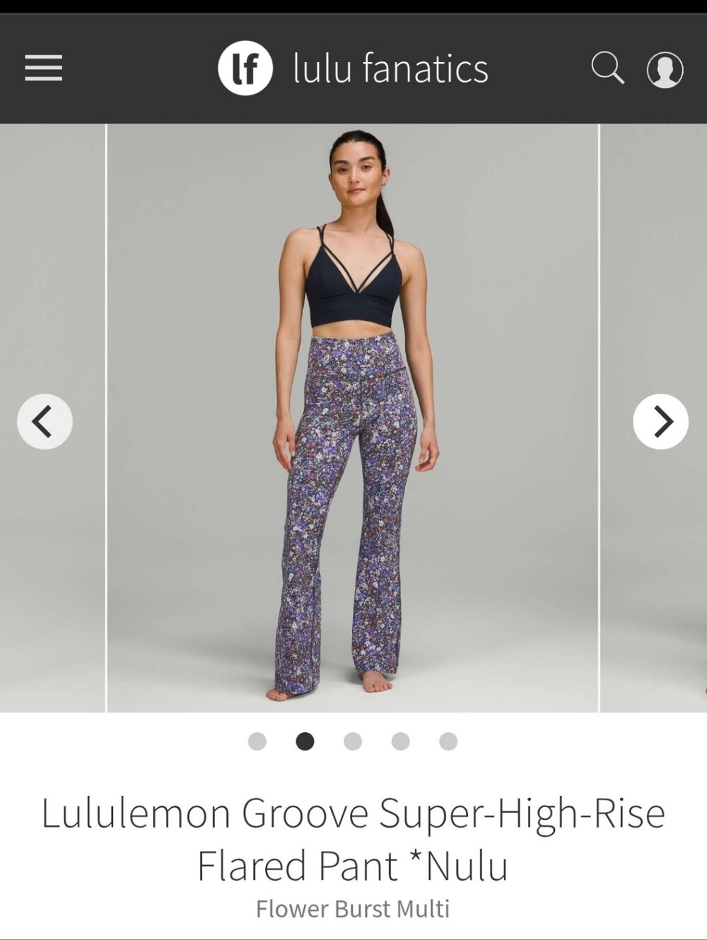 Lululemon Groove Super-High-Rise Flared Pant *Nulu